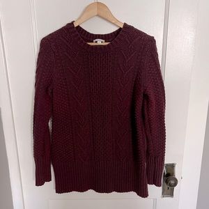 Gap maternity cable tunic sweater L